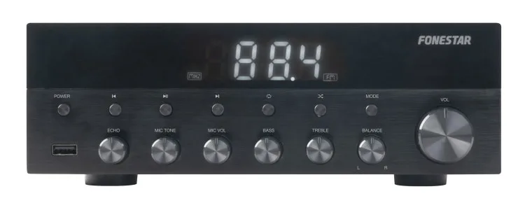 Amplificador Estereo HiFi BT/USB/FM 15+15Wrms