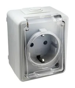 Base Enchufe Schuko Superficie Estanco IP44