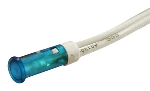 Piloto LED 7,2mm 230V Con Cables De 200mm Color AZUL