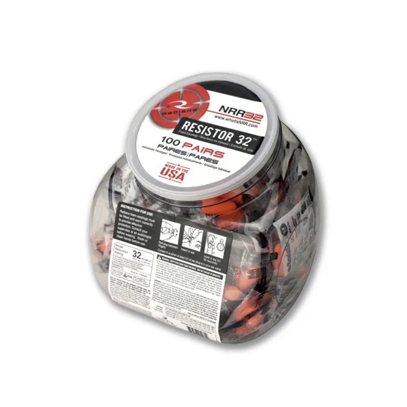 Tapones De Oído de forma cónica con superficie lisa y brillante Radians 72003