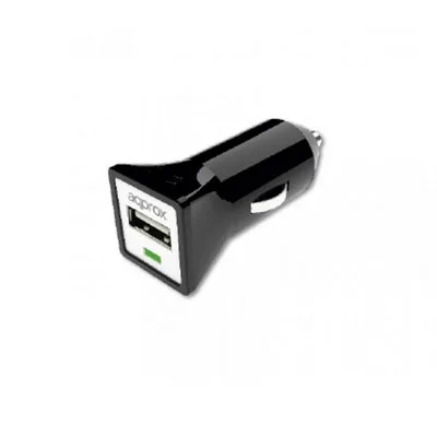 Cargador de coche approx a usb 5v/1a color negro appusbcarb
