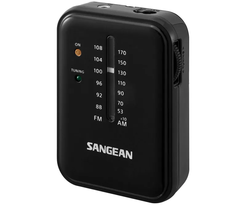 Sangean Pocket 320 SR-32 - Radio de Bolsillo (FM/Am), Color Negro