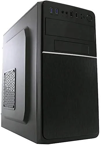 LC-Power 2015MB Micro-Tower Negro - Caja de ordenador (Micro-Tower, PC, Metal, Negro, Micro ATX,Mini-ITX, 13,5 cm)