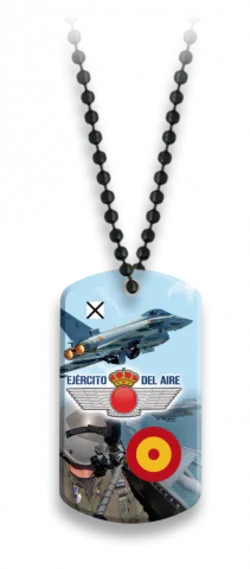 Placa Con Cadena De Bolas Ejército Del