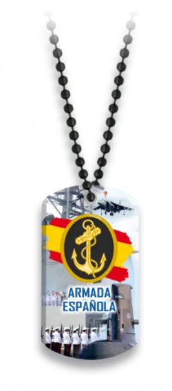 Placa Con Cadena De Bolas Armada Español