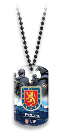 Placa Con Cadena De Bolas Uip