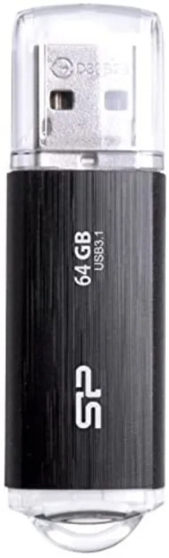 Silicon Power Blaze B02 unidad flash USB 64 GB USB tipo A 3.2 Gen 1 (3.1 Gen 1) Negro