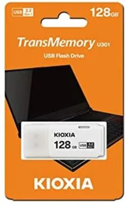 Kioxia TransMemory U301 unidad flash USB 128 GB USB tipo A 3.2 Gen 1 (3.1 Gen 1) Blanco