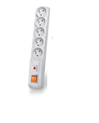 HSK DATA Acar F5 1.5m base múltiple 1,5 m 5 salidas AC Interior / exterior Gris