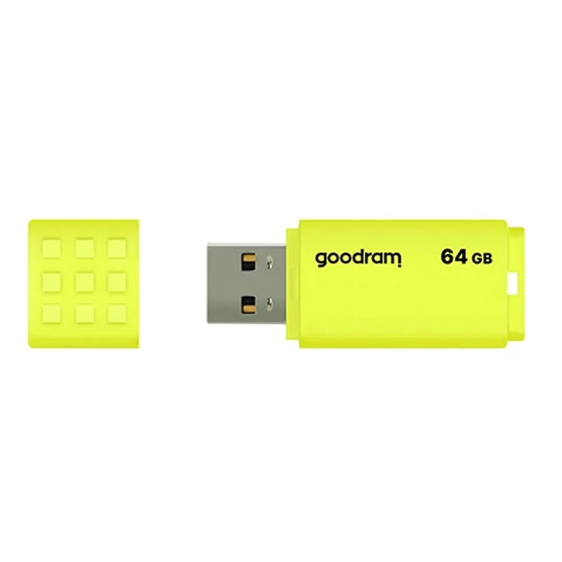 Goodram UME2 unidad flash USB 64 GB USB tipo A 2.0 Amarillo