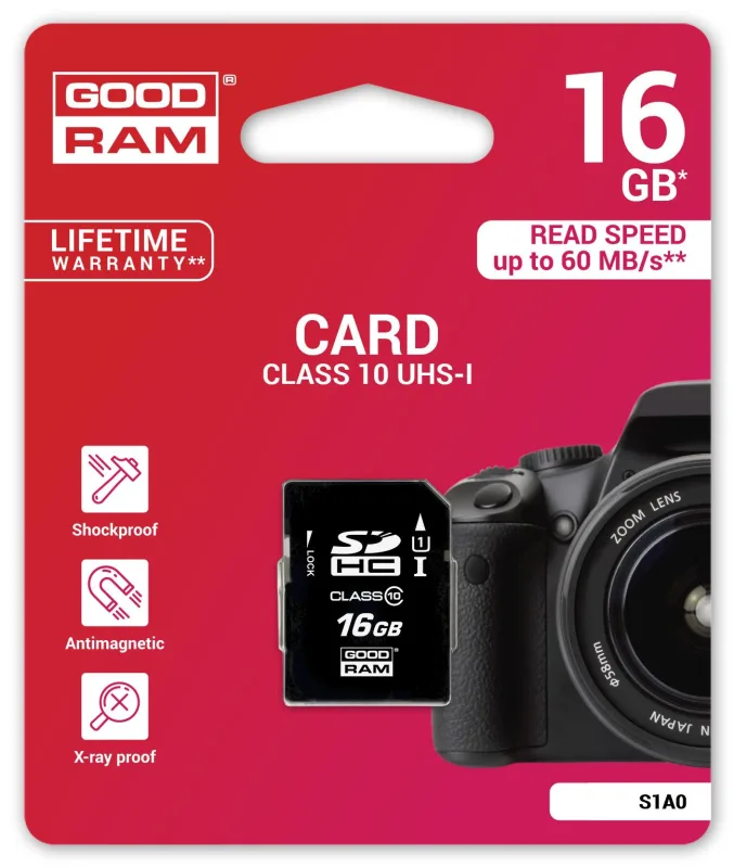 Goodram S1A0 16 GB SDHC UHS-I Clase 10