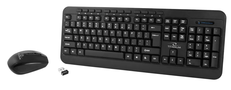ESPERANZA Teclados Marca Modelo Conjunto inalámbrico TK109 TITANUM. 2.4GHz USB Akron