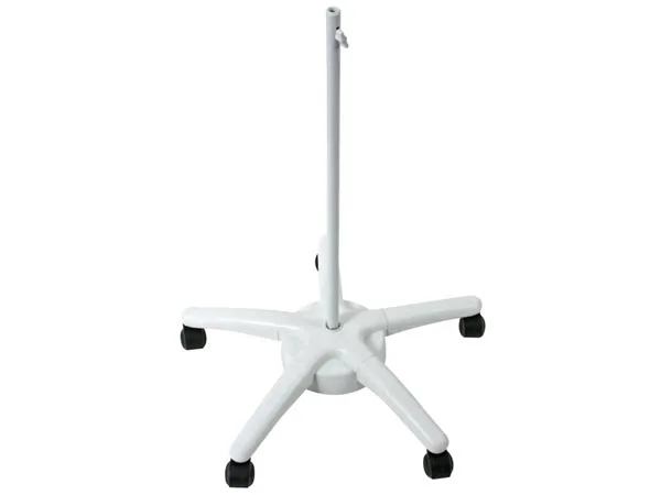 Velleman Soporte de lámpara de Aumento móvil con Ruedas, Compatible con los Modelos VTLAMP y VTLLAMP, Base de Metal Resistente, Movimiento Suave, iluminación Estable para Uso en Laboratorios de