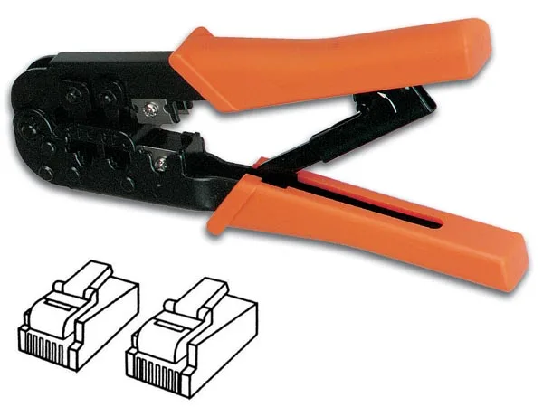 Toolland Alicates de enmascaramiento multifuncional, para conectores modulares RJ11, RJ12 y RJ45