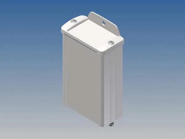 Aluminio Housing - Blanco - 100 X 59.9 X 30.9 Mm - With Flange
