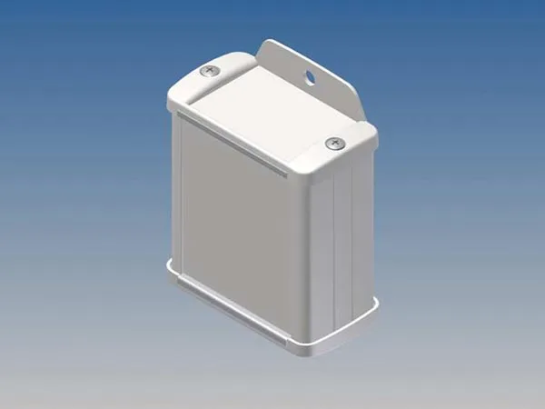 Aluminio Housing - Blanco - 70 X 59.9 X 30.9 Mm - With Flange