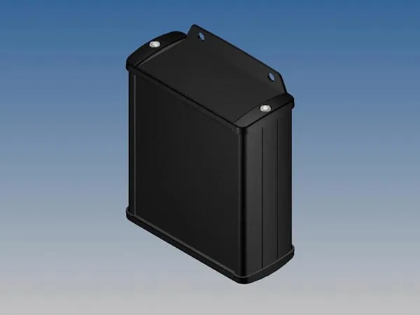 Aluminio Housing - Negro - 100 X 85,8 X 36,9 Mm - With Flange