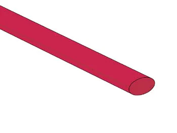 Velleman STB64R - Tubo de roscar (6,4 mm), color rojo