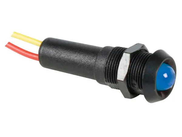 Perel 138900 - Lámpara LED de Señal, 12 V, carcasa Negro ABS, color Multicolor