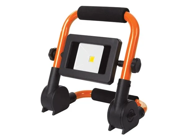 Perel EWL511 luz de trabajo LED 10 W Negro, Naranja
