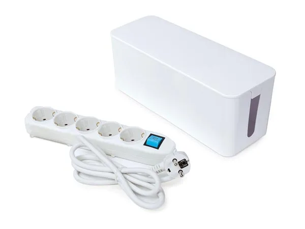 Perel EB5WSWOG base múltiple 1,5 m 5 salidas AC Interior Blanco