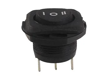 Velleman R1945D interruptor eléctrico Interruptor oscilante 3P Negro