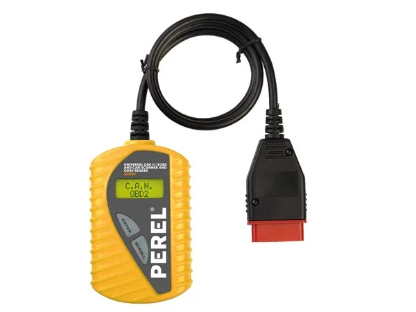 Perel Escáner OBD2, escáner OBD para coche, herramienta de diagnóstico para escáner de coche, lector de códigos de avería de coche, lector OBD, lector de códigos de error, OBD II EOBD CAN, herramienta