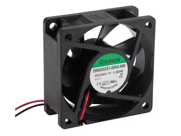 Perel 140548 Ventilador, Sunon, 24 VDC, rodamiento de deslizamiento