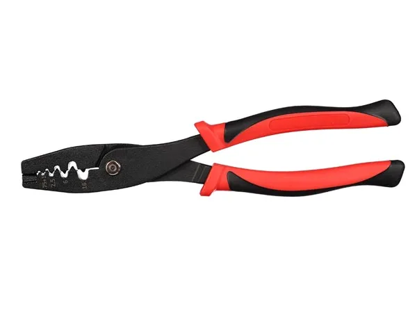 Toolland Alicates profesionales de engaste para mangas de extremo de alambre, 0.5-16 mm², para conexiones eléctricas perfectas