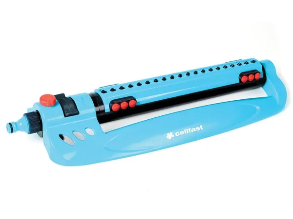 CELLFAST Aspersor Oscilante Aspersor De Césped para Césped Flores Plantas 20 Boquillas OPTI cellPRO