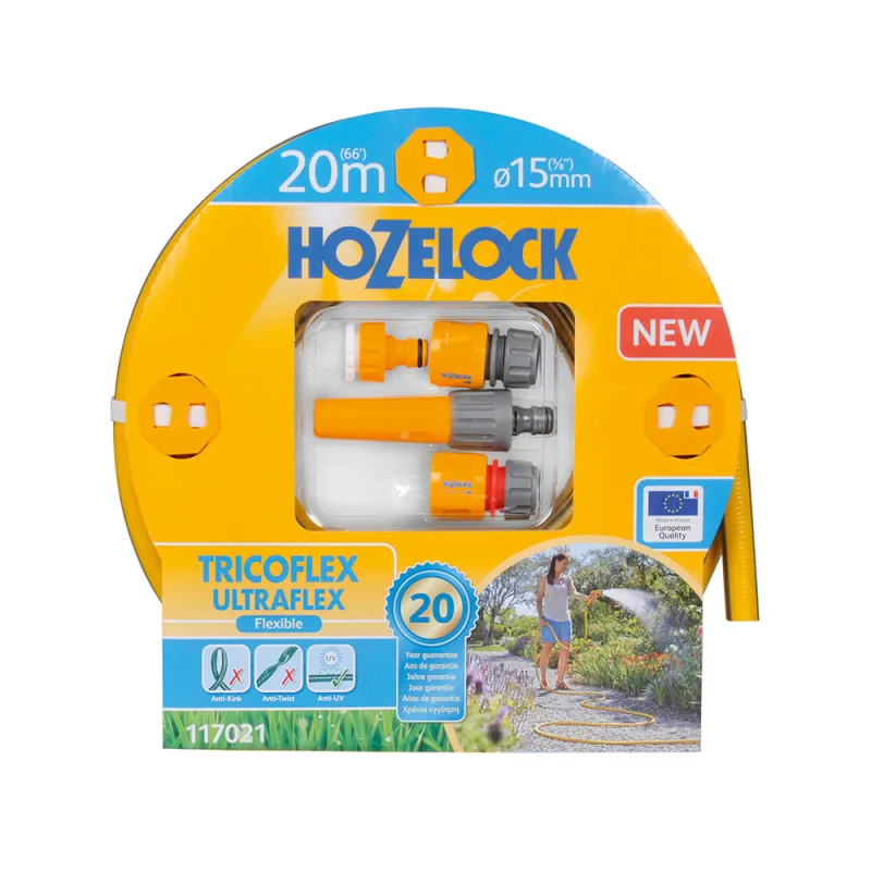 HOZELOCK Kit Tricoflex Ultraflex Ø15mm 20m