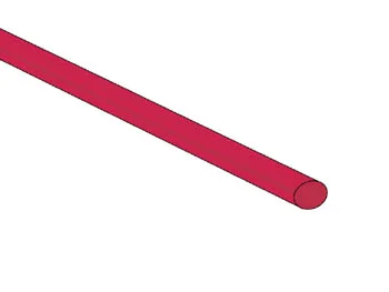 Velleman STB32R - Tubo de desagüe, color rojo, 3,2 mm