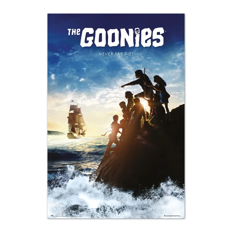 Grupo Erik Poster The Goonies never say die! - Laminas decorativas 61x91,5cm a todo color | Posters para pared ideal decoración habitación