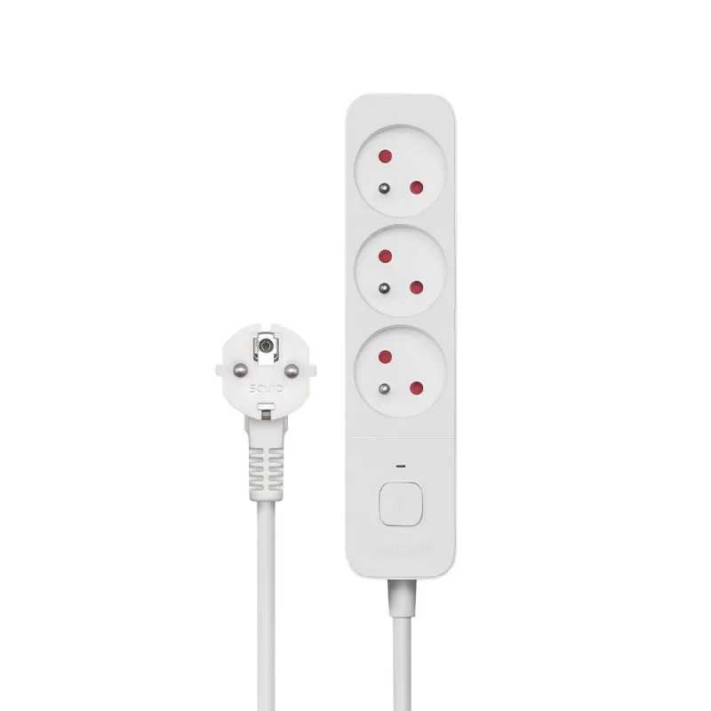 Savio Surge Protective 3-socket power strip 1.5m white LZ-07 3 salidas AC Tipo F 1,5 m Blanco