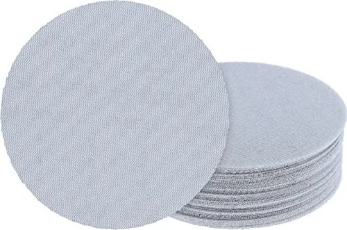 Bosch Professional 50x Mallas de lija Expert M480 (para Madera dura, Pintura sobre madera, Ø 150 mm, grano 120, accesorios Lijadora excéntrica)