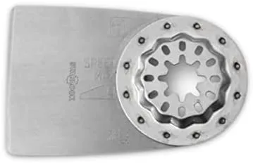 FEIN Espátula rígida, Modelo corto, Alojamiento SL, Para eliminar lacados envejecidos resistentes, restos de cola, moquetas, colas de baldosas y recubrimientos de suelo.