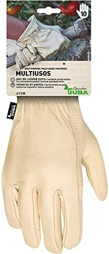 Juba G, piel flor vacuno, reforzado en palma - SIZE: 10