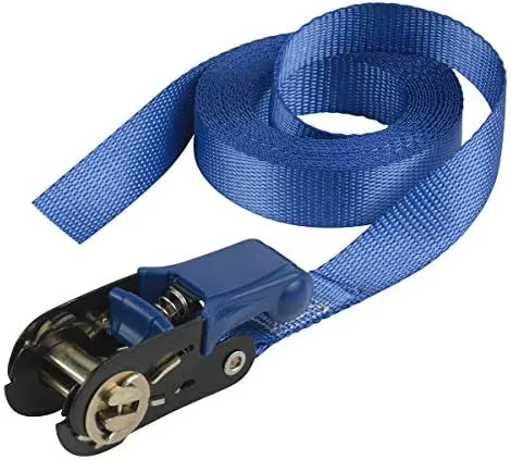 Master Lock 4365EURDAT Cinchas de Amarre con Trinquete, Azul, 5 m x 25 mm