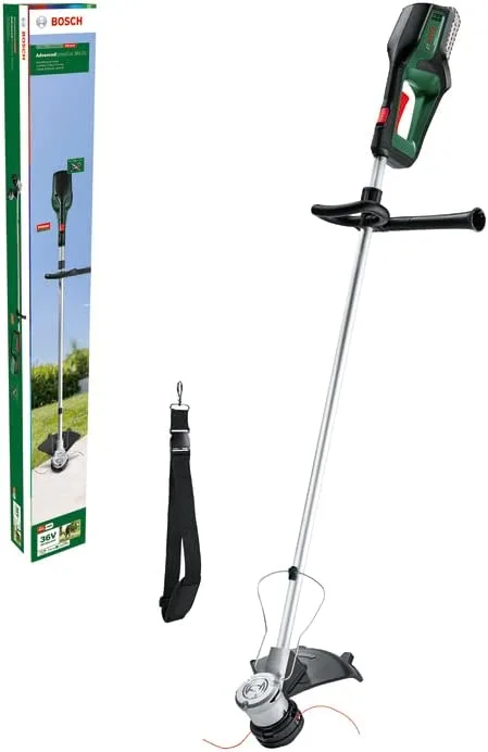 Bosch AdvancedGrassCut 36V-33 tijera de césped inalámbrica Negro, Verde, Plata