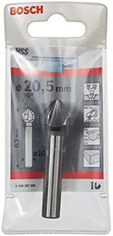Bosch 2 608 597 509 - Avellanadores cónicos - 20,5, M 10, 63 mm, 10 mm (pack de 1)