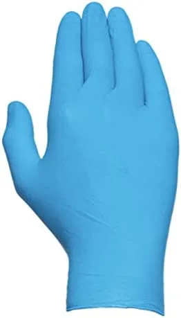 Juba 570 - Guantes deschable Nitrilo , con tacto TALLA, color azul, talla S