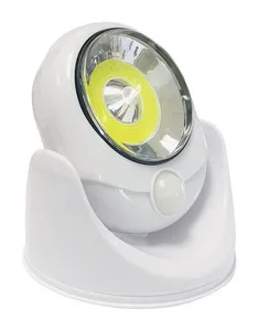Linterna Cob Led Con Sensor De Movimiento Ir. Base Rotativa 360º 60.358
