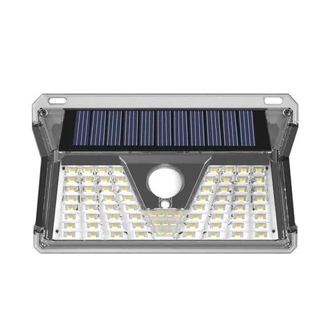 Lámpara solar LED de pared ELBAT EB0392 260 lúmenes 6500 K luz fría IP44 medida 18,8 x 11,4 x 6,2 cm aplique pared batería 1200 mAh
