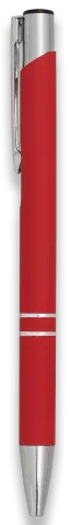 Boligrafo Aluminio. Rojo