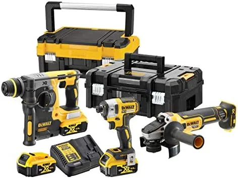 DeWalt DCK305P3T-QW - Batería combinada (3 piezas, 18 V, DCH273, DCF887, DCG405, DCB184 x 3 unidades, 5 Ah)
