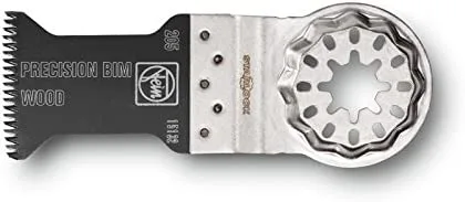 FEIN E-Cut precisión P HCS, Set 1 hoja de sierra, Ancho 35 mm, Longitud 50 mm, Alojamiento Starlock, Dentado Japan de doble hilera