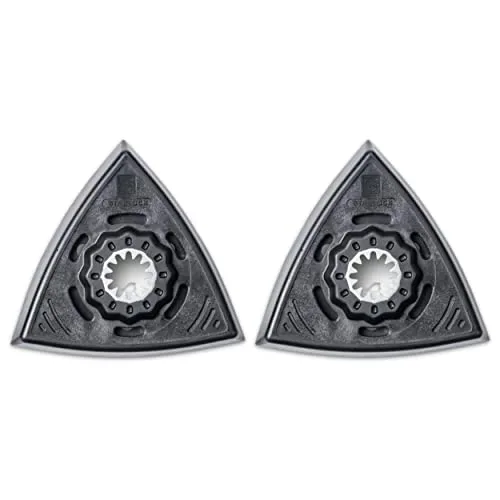 Fein 63806136220 2 piezas de gancho y bucle Pad con agujeros