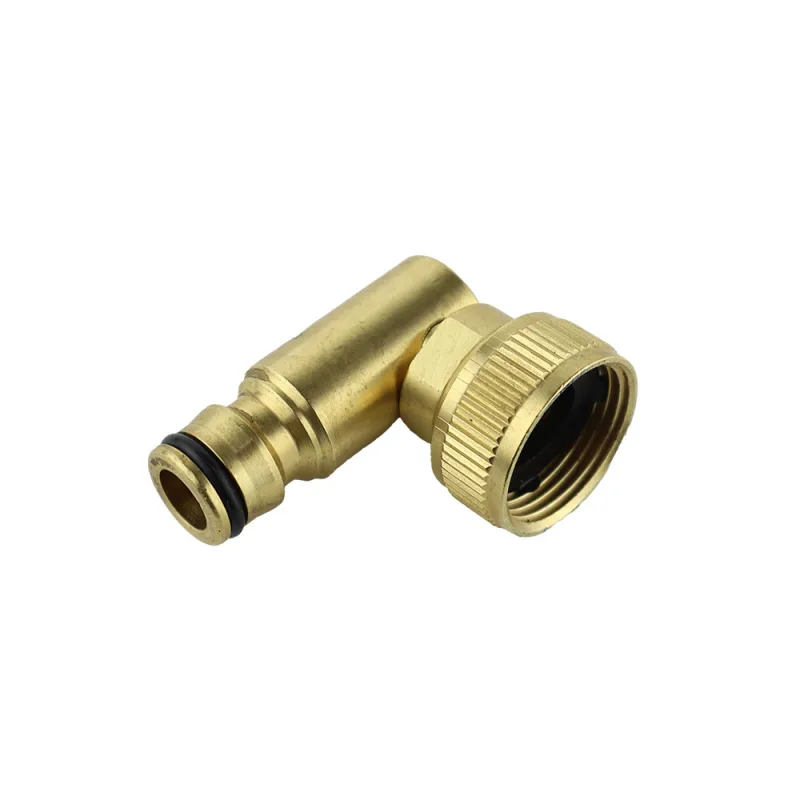 ADAPTADOR GRIFO ROSCA HEMBRA 3/4" CODO LATON AQUA CONTROL