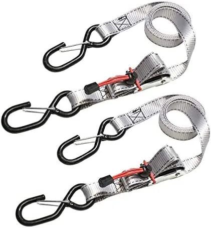 Master Lock - Juego de correas de amarre con gancho en S, 1,8 m