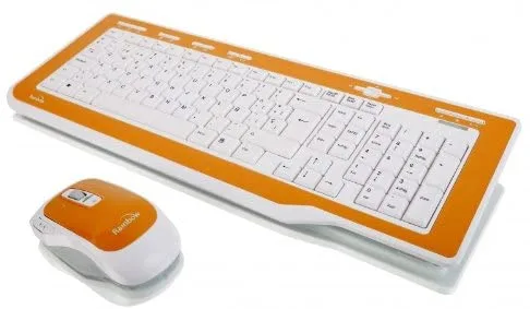 Rainbow RBW Butterfly Desktop teclado Ratón incluido RF inalámbrico